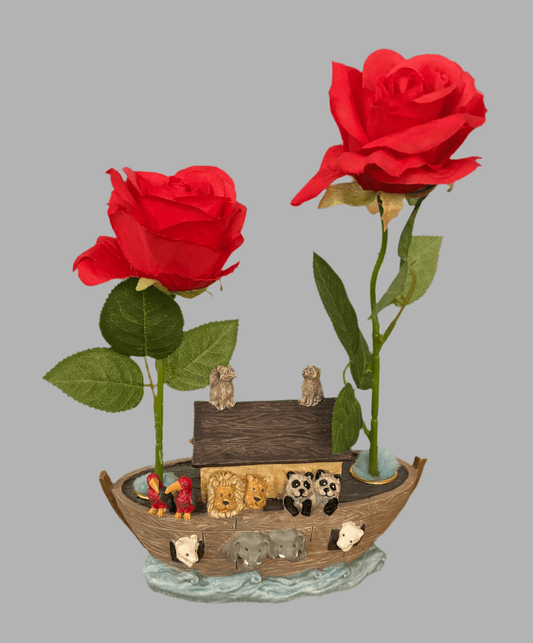 Noah’s Ark meets Red Roses - Melissa's Creations